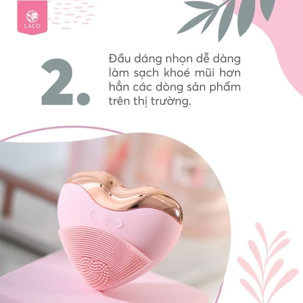 Máy rửa mặt máy massage mặt 2 trong 1 Giúp sạch sâu, massage, nâng cơ, tan nọng cằm, đẩy tinh chất - QuaTangMe Extaste