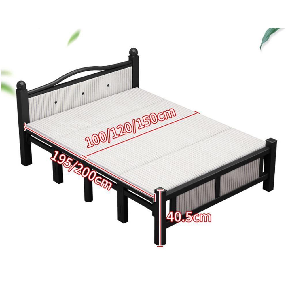 Giường ngủ xếp gọn khung sắt Grace cao cấp size 100