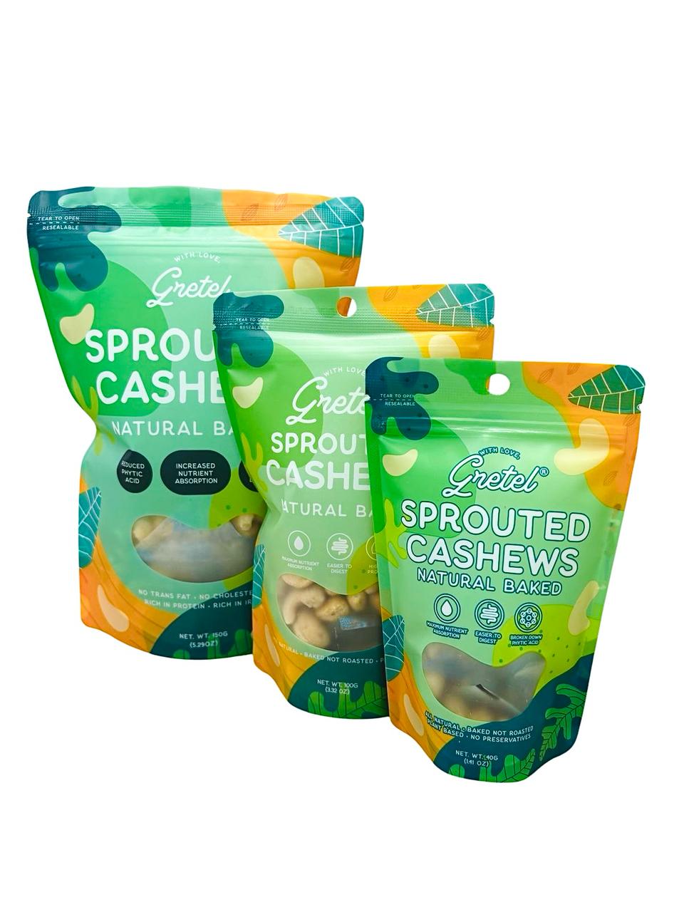 Hạt Điều Nảy Mầm - Snack tốt cho sức khỏe- Ngon hơn bổ dưỡng hơn - Vị Hạt điều nguyên bản