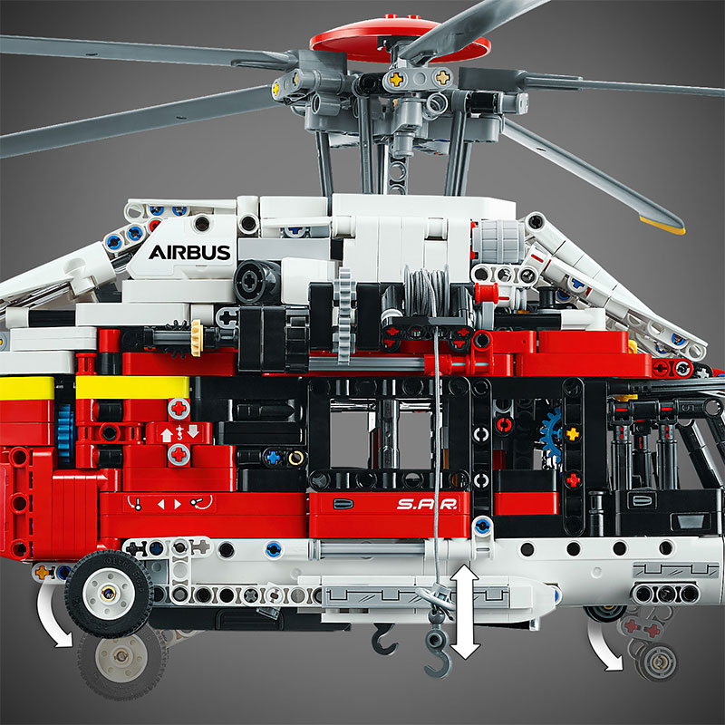 Đồ Chơi LEGO TECHNIC Trực Thăng Cứu Hộ Airbus H175 42145 (2001 chi tiết)