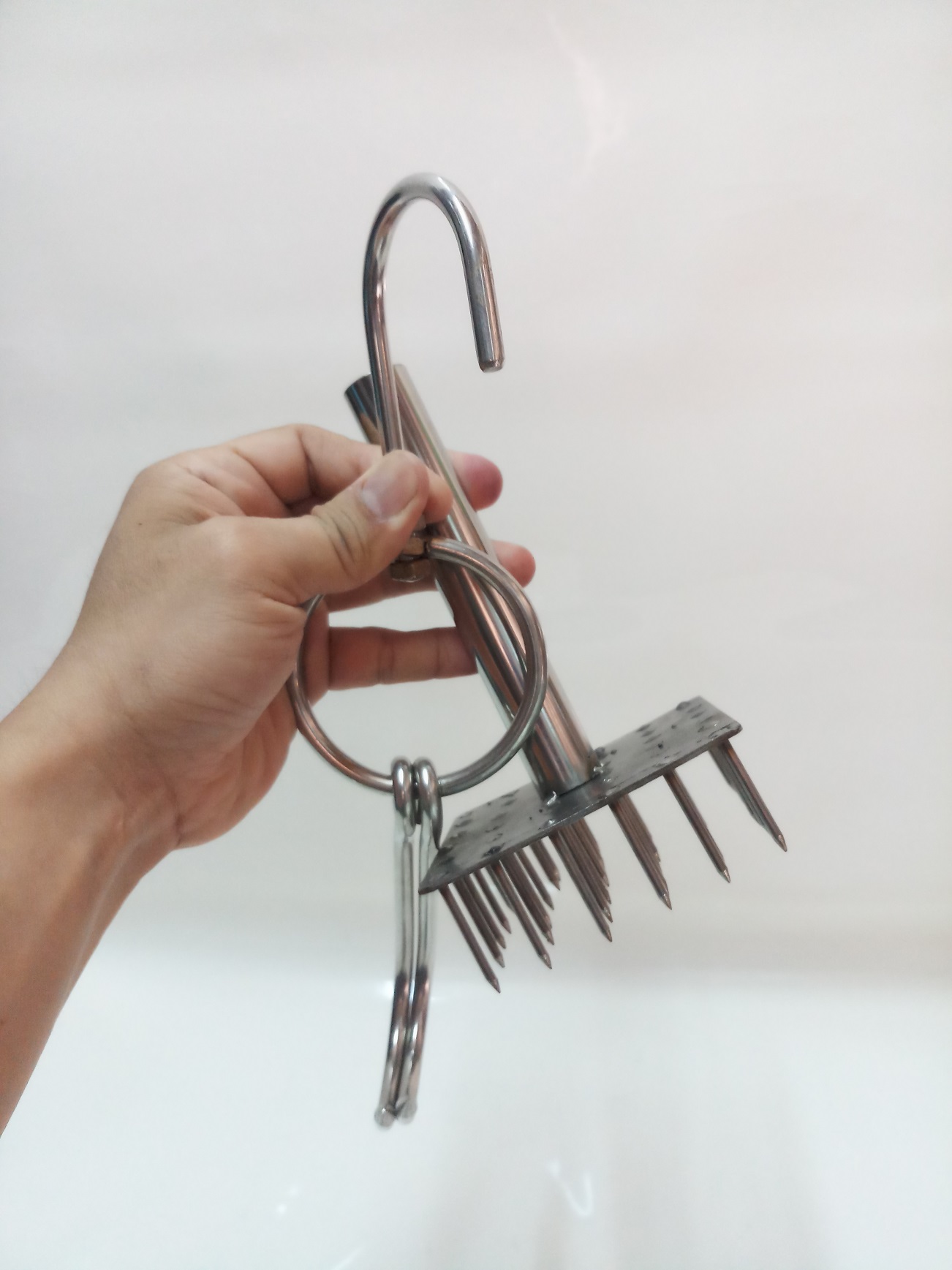 COMBO 1 MÓC THỊT HEO,GÀ,VỊT DÀY 7LY+ 1 XÂM DA INOX ĐẠI CAO CẤP.