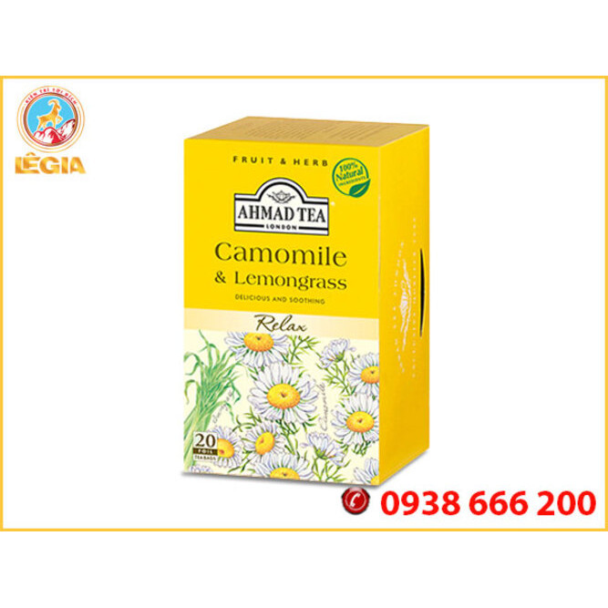 TRÀ THẢO MỘC Hoa Cúc AHMAD 30g (Camomile &amp; Lemongrass Tea)