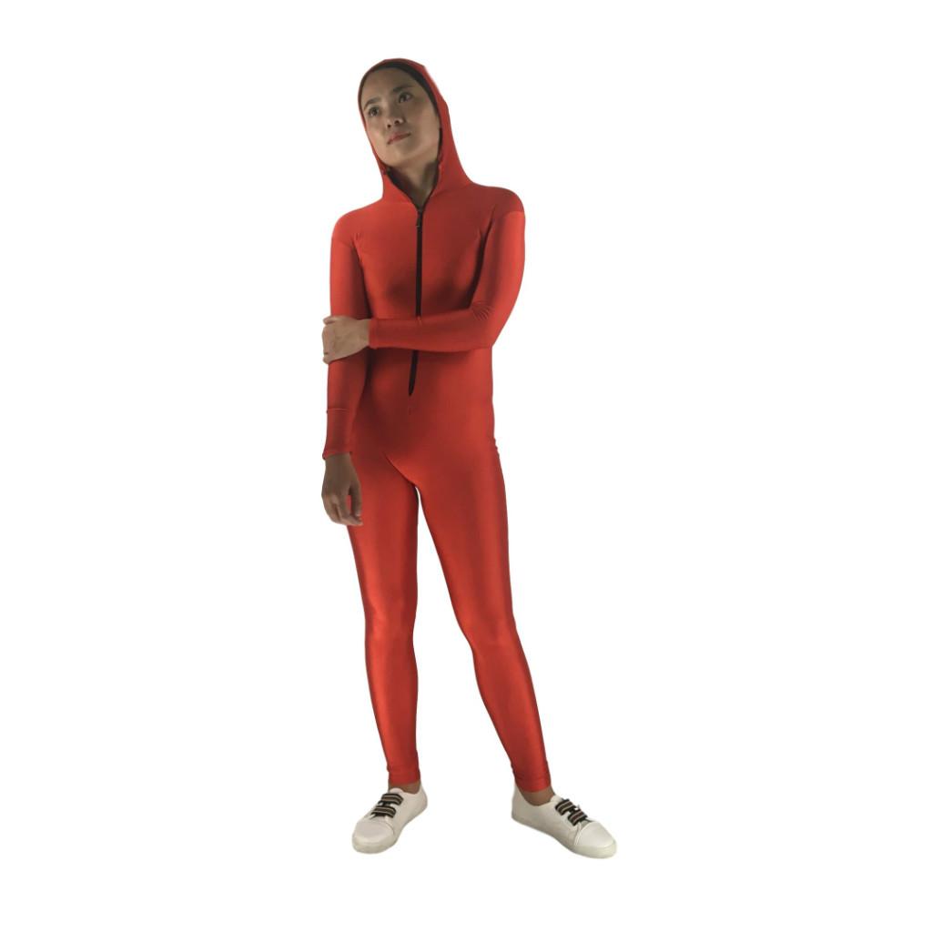 Unisex Adult Spandex Outfit Unitard Full Bodysuit Costume for Halloween Party