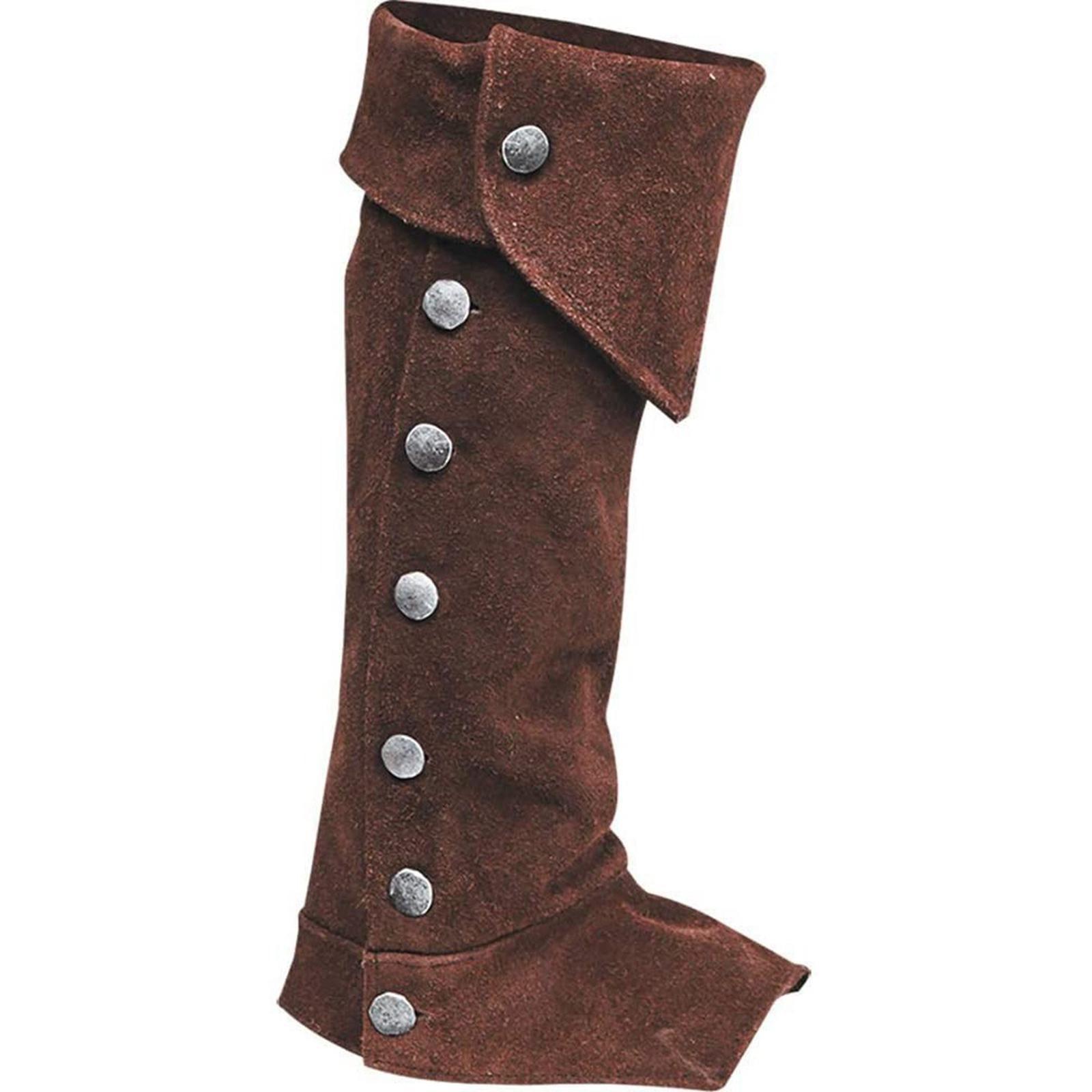 Pirate Boot Tops Shoes Cover Pirate Boot Covers Durable Cosplay Steampunk Classic Leg Guards Boot Top Covers for Themed Party