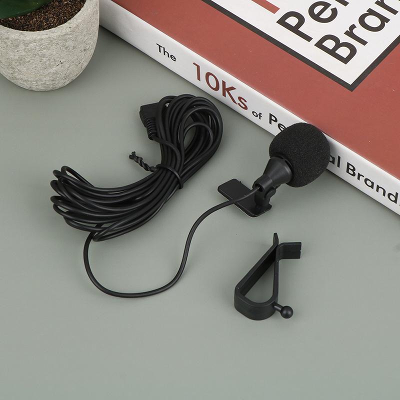 Micrô âm thanh xe hơi 3.5mm Jack plug Mic Stereo Mini có dây micrô bên ngoài cho PC Auto Car DVD Radio