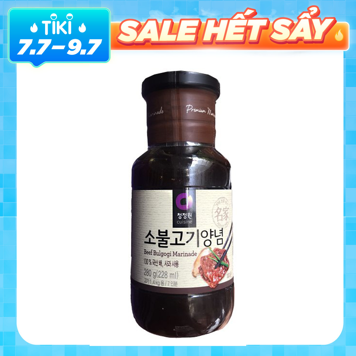 Sốt Tẩm Uớp Thịt Bò Xào Daesang 280G – Nhập Khẩu Hàn Quốc