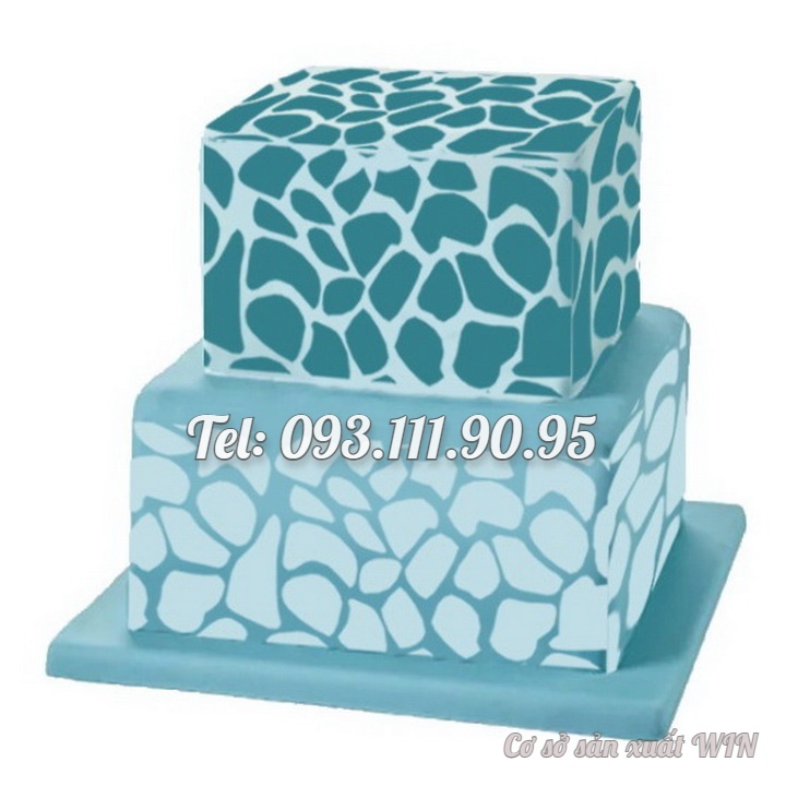 Khuôn Stencil rắc bột trang trí bánh, làm viền rau câu, Fondant phong cách Hàn Quốc - Mã số 1193