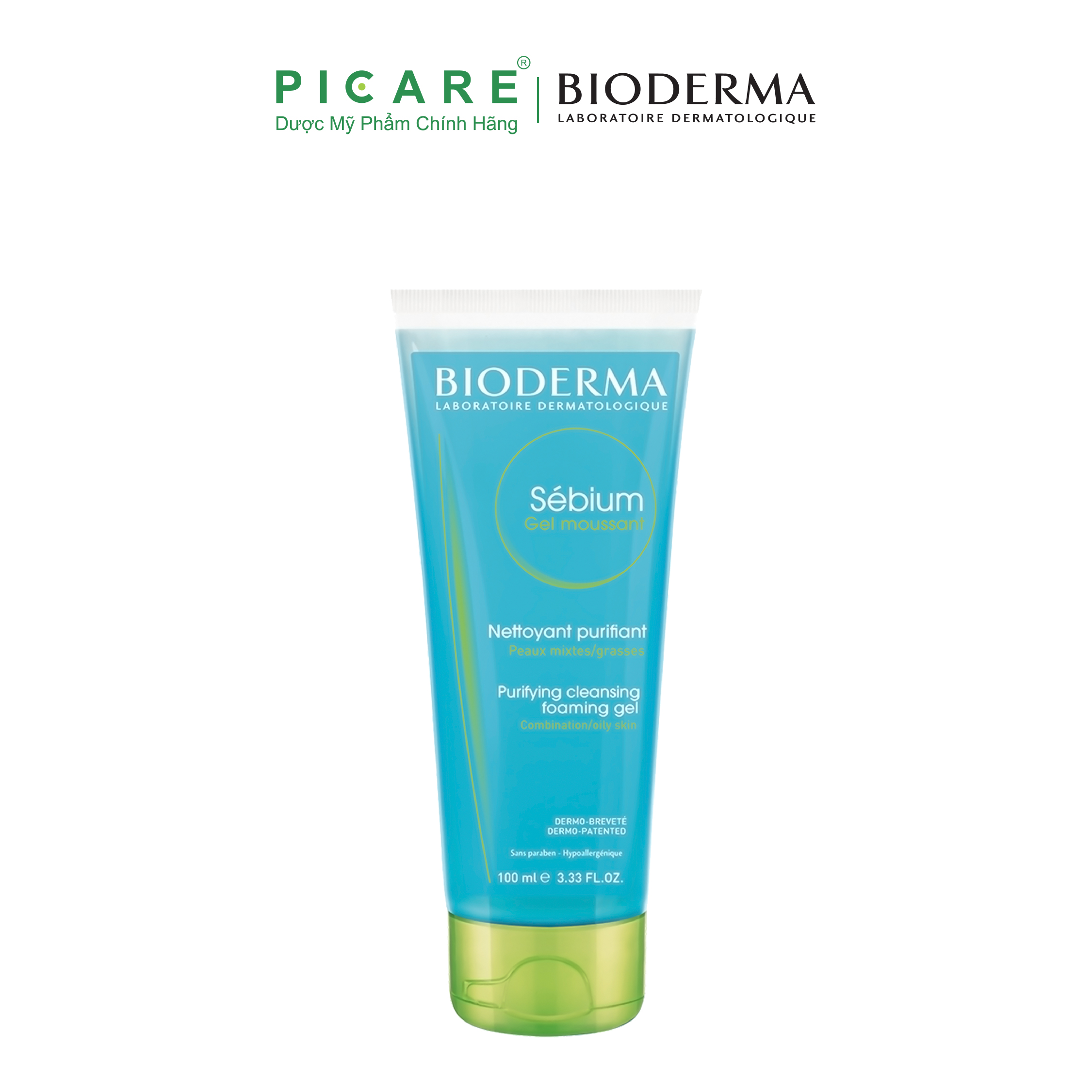 Gel Rửa Mặt Tạo Bọt, Không Chứa Xà Phòng Bioderma Sebium Gel Moussant