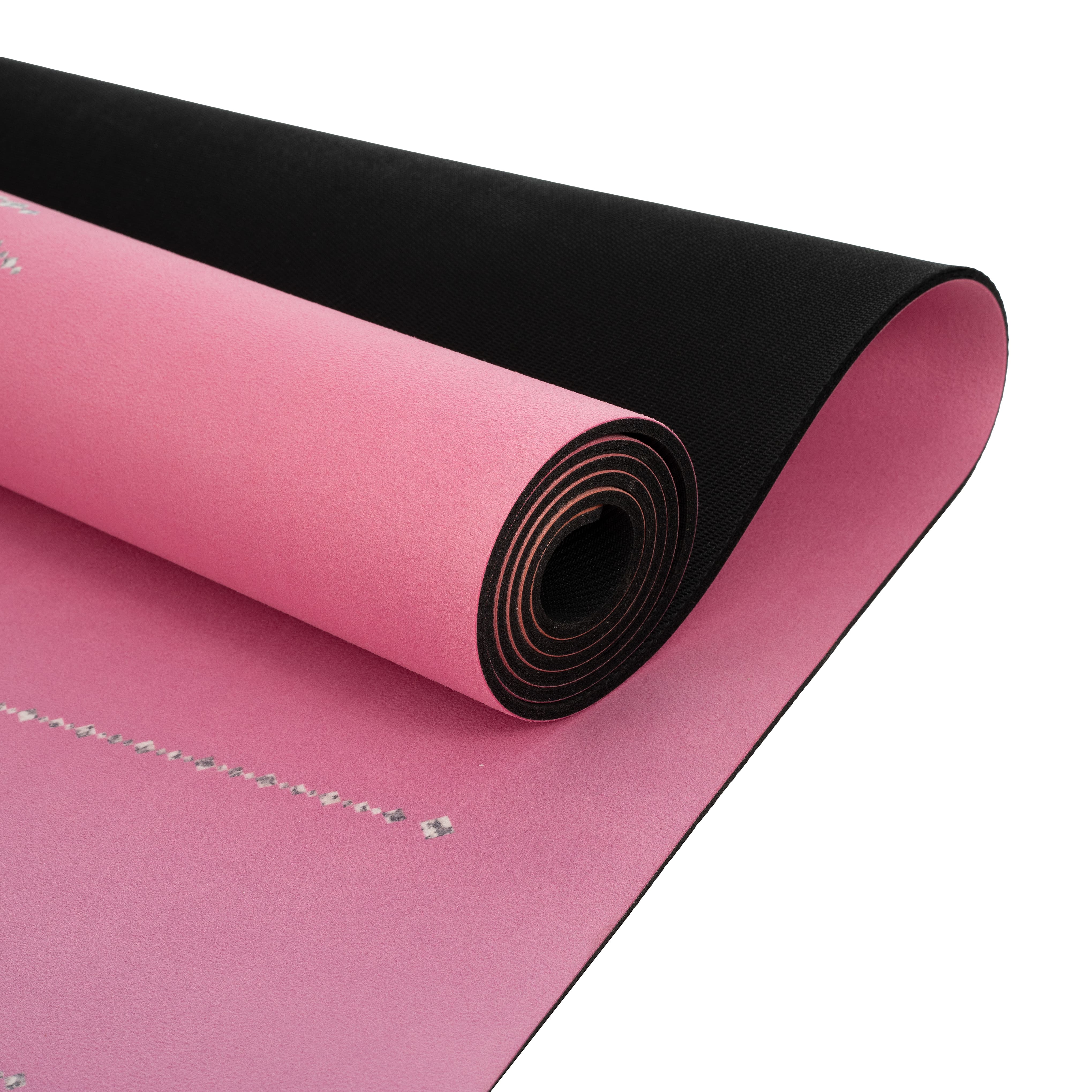 Thảm tập yoga chính hãng Yvonne, Pole Star Pink, (TẶNG KÈM 3 PHẦN QUÀ) dày 4mm bề mặt nhám, siêu bám, chống trơn trượt, ưa mồ hôi