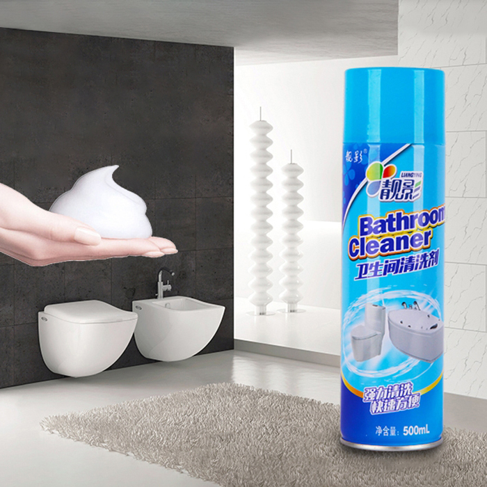 Chai Xịt Bathroom Cleaner Vệ Sinh Nhà Tắm, Tẩy Rửa Toilet Bọt Tuyết 500ml - Pucamart