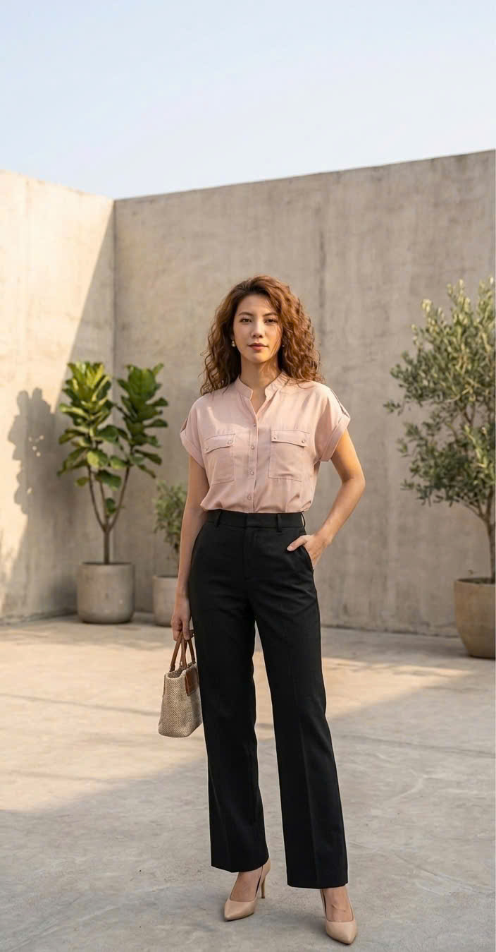 Áo Sơ Mi Túi Hộp Hạnh Nhân TOP106 Thời trang Hity