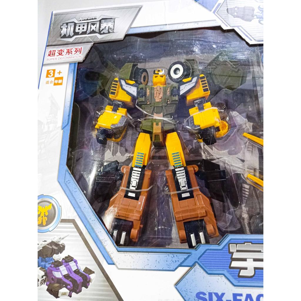 Bộ 2 robot biến hình siêu nhân - đồ chơi trẻ em - quà tặng bé