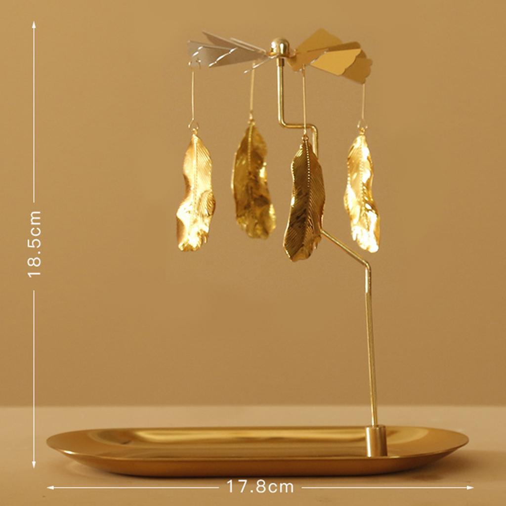 3PCs Candle Holder Rotating Tea Light Holder Stand Home