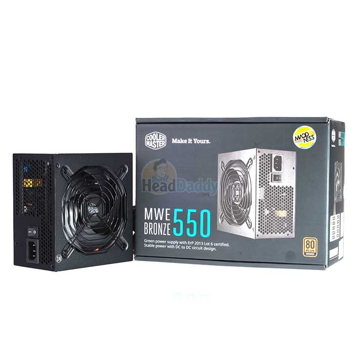 Nguồn Máy Tính Công Xuất Thực Cooler Master MWE BRONZE 550 - Hàng Chính Hãng