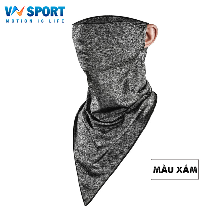 Khăn Cổ Đa Năng VNSPORT - VNS005, Hàng Cao Cấp Chống Nắng, Chống Khói Bụi, Chống Tia Cực Tím, Giữ Ẩm Mặt Và Cổ Phù Hợp Cho Đi Xe Dã Ngoại