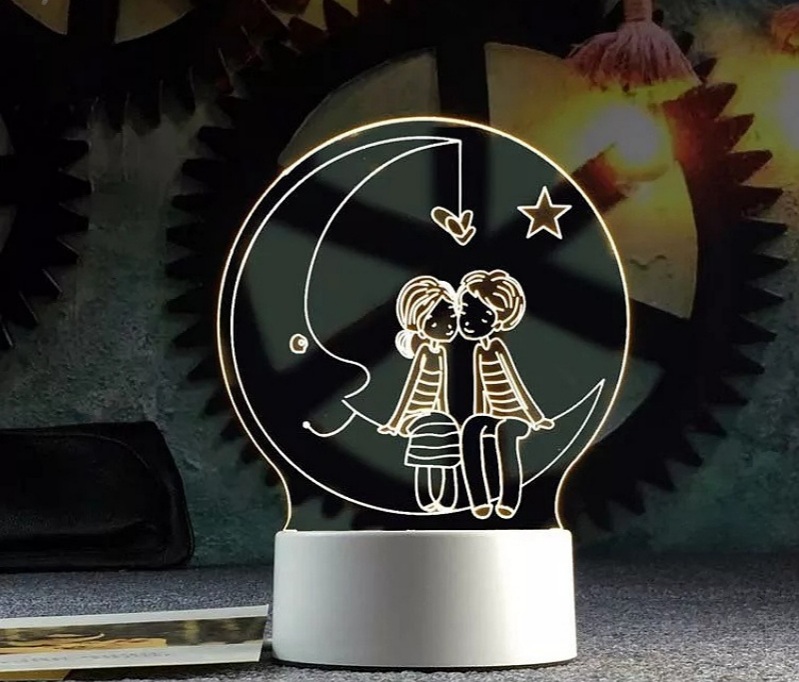 Đèn giáng sinh led sáng tạo 3D