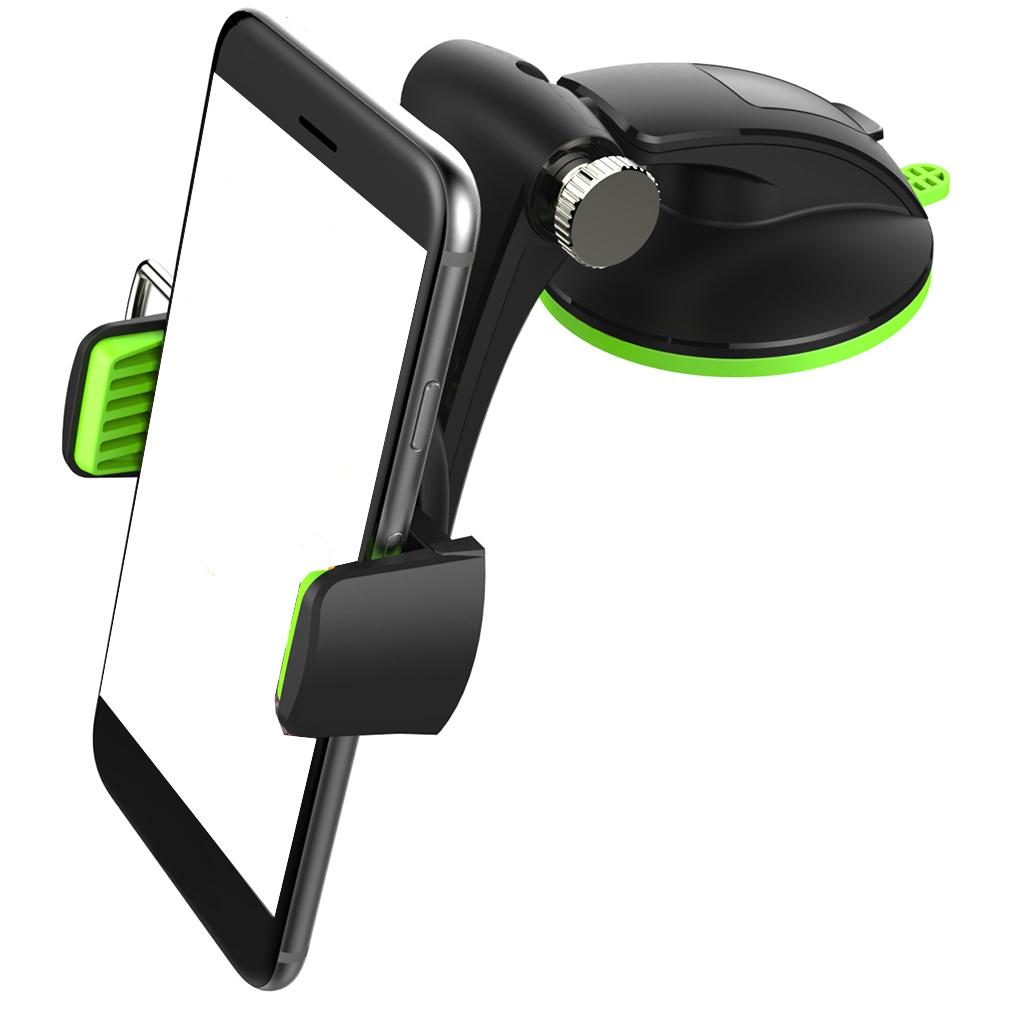 Universal Car Mount Adjustable Holder Cradle for Cell Phone New green