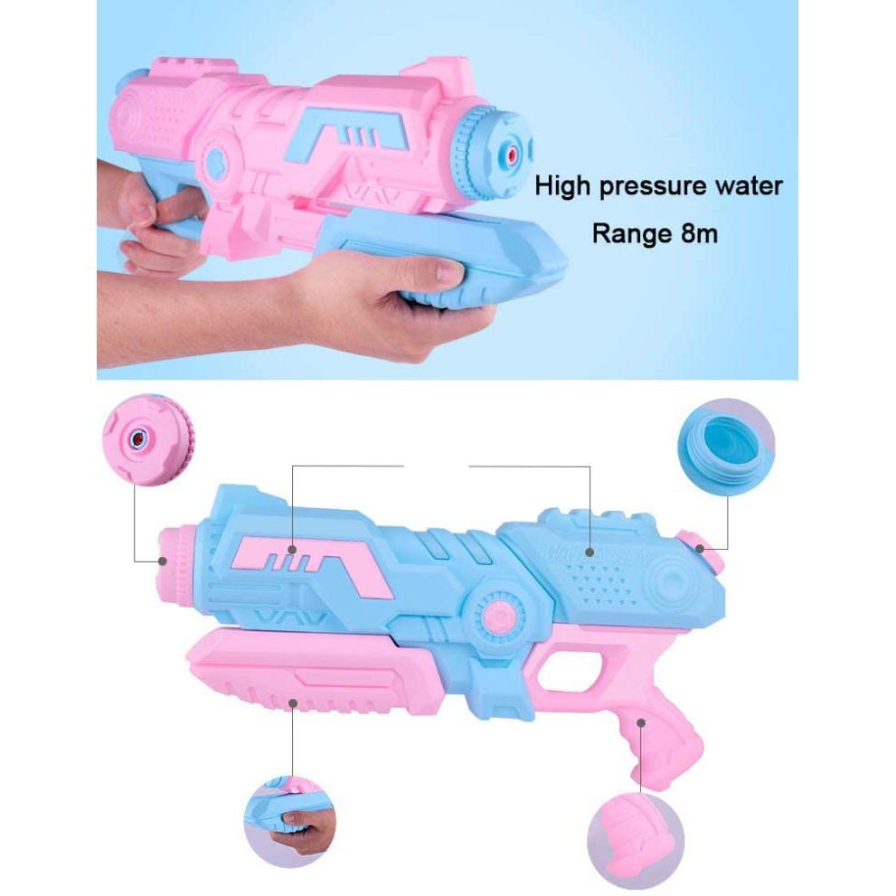 Súng Nước Super Blaster HENGX dung tích 1800ml đồ chơi bãi biển tầm xa 40m Water Fight