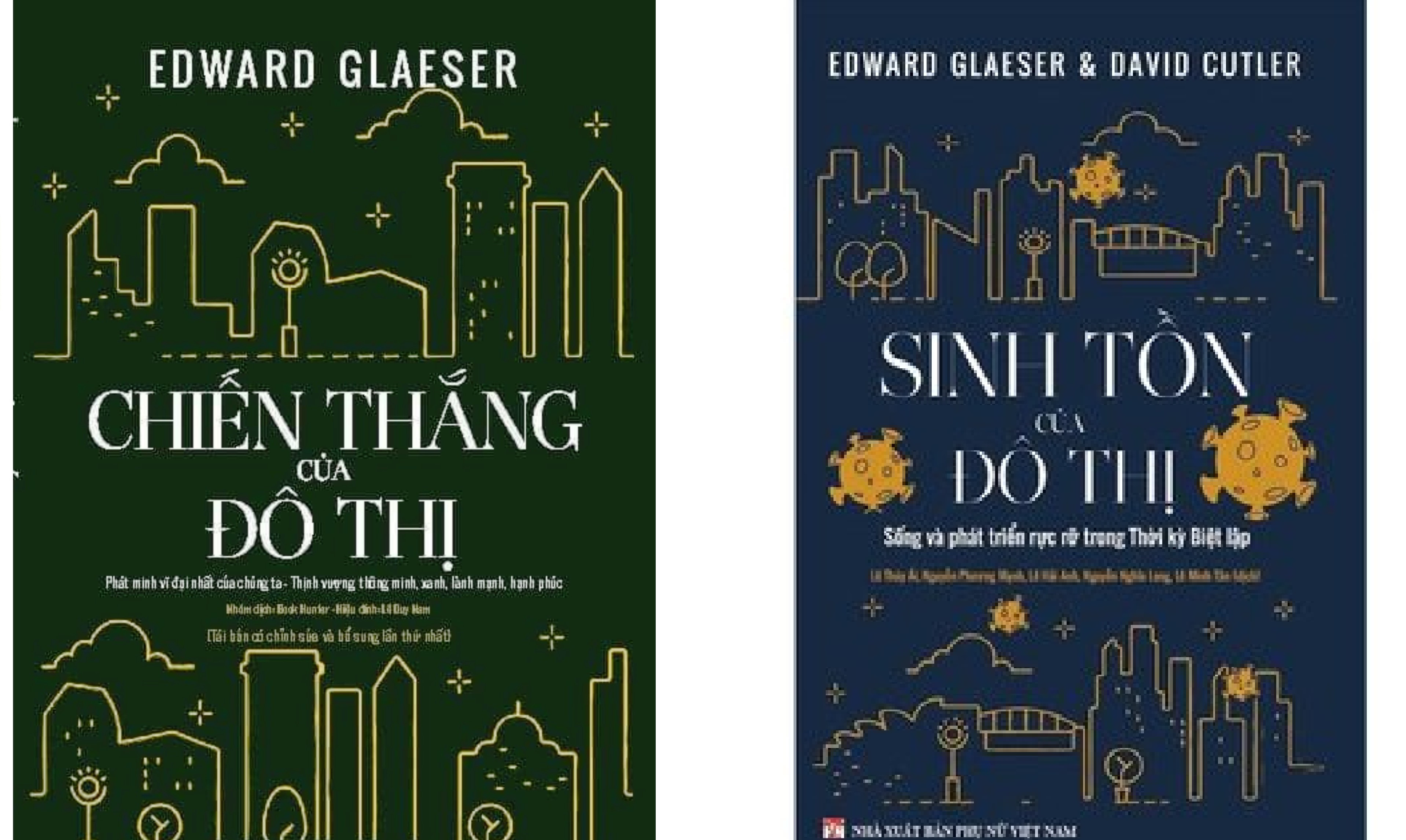 COMBO CHIẾN THẮNG CỦA ĐÔ THỊ - SINH TỒN CỦA ĐÔ THỊ - TÁC GIẢ EDWARD GLAESER - TỦ SÁCH KIẾN TẠO