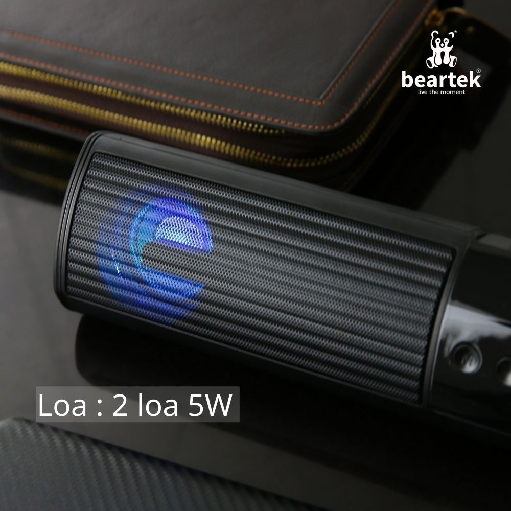 Loa bluetooth speaker BEARTEK A2 dáng dài 2 loa cực đỉnh - Kiểu dáng sang trọng hỗ trợ thẻ nhớ - Hàng nhập khẩu – LWR000A2