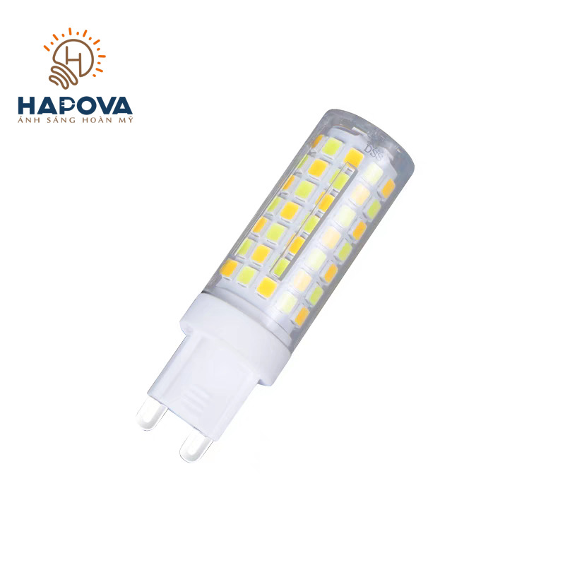 Bóng đèn LED HAPOVA TIMO G9 lắp đèn chùm, đèn thả siêu sáng nhỏ gọn tiện dụng