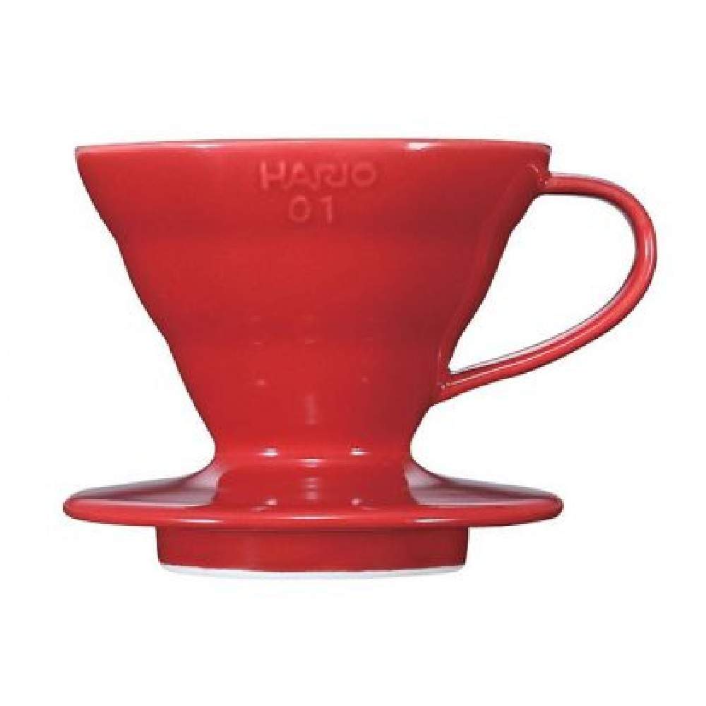 PHỄU PHA CÀ PHÊ BẰNG SỨ HARIO V60 COFFEE DRIPPER 01 CERAMIC RED VDC-01R