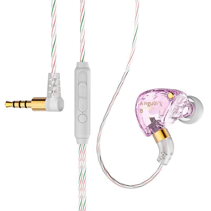 Tai nghe có dây chơi game điện cạnh tranh in-ear giá rẻ nhất chất lượng âm thanh cao thích hợp cho Huawei vivo Xiaomi oppo cá mập đen hòa bình ưu tú