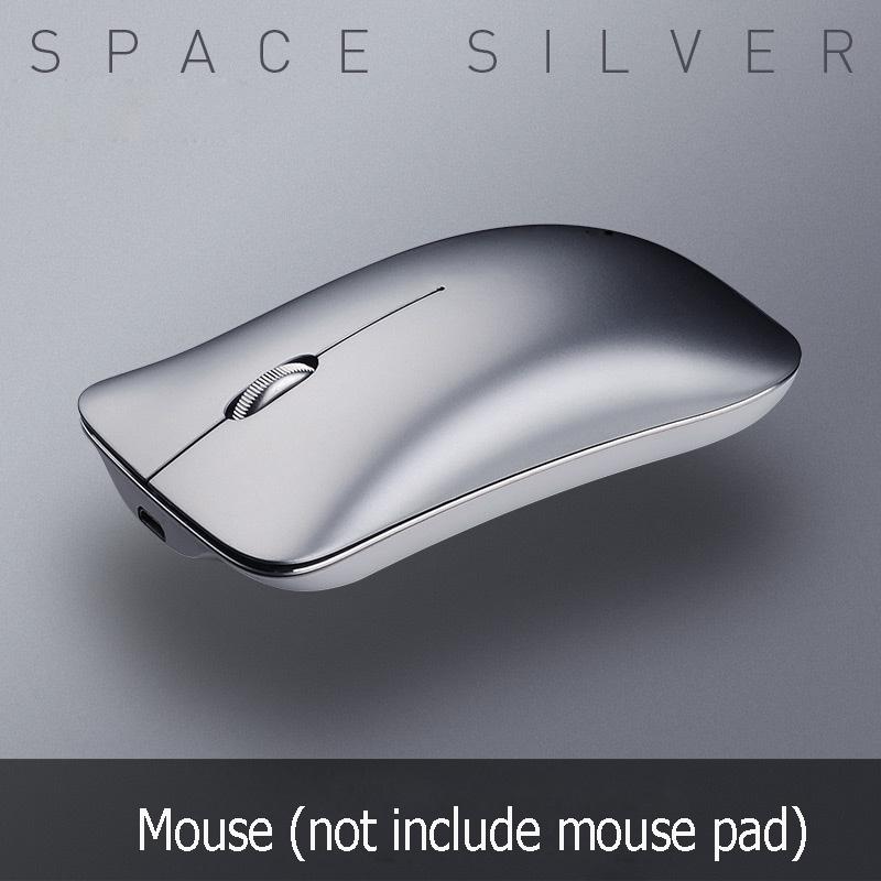 PM9 Hợp Kim Nhôm Chuột Không Dây Sạc Yên Tĩnh Văn Phòng Trò Chơi Dễ Thương Cho MacBook ASUS Lenovo Laptop