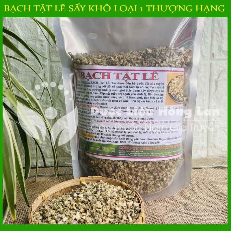 Bạch Tật Lê khô sạch đóng gói 500gram