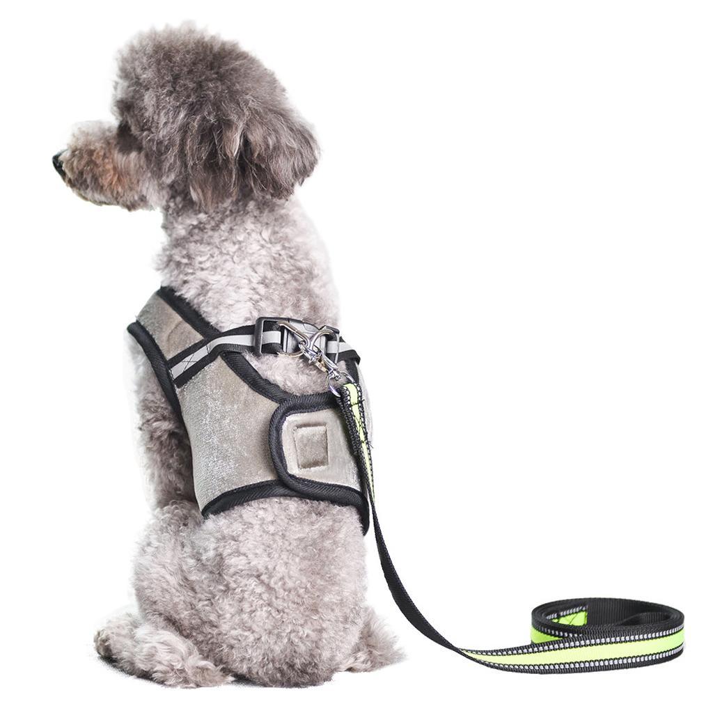 Pet Dog Adjustable Outdoor Training Harness Vest for Pet Outdoor Wear