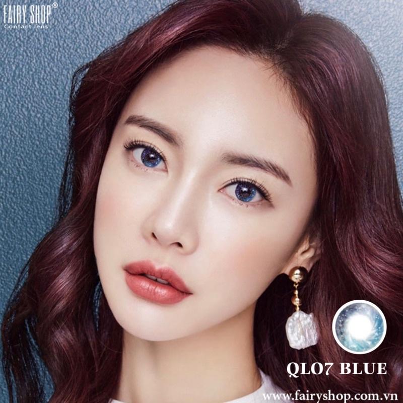 Kính Áp Tròng Qlo7 Blue 14.0 mm- FAIRY SHOP CONTACT LENS