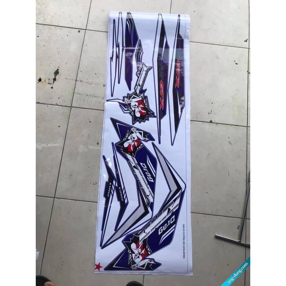 Tem rời Winner V1 King Drang xanh trắng