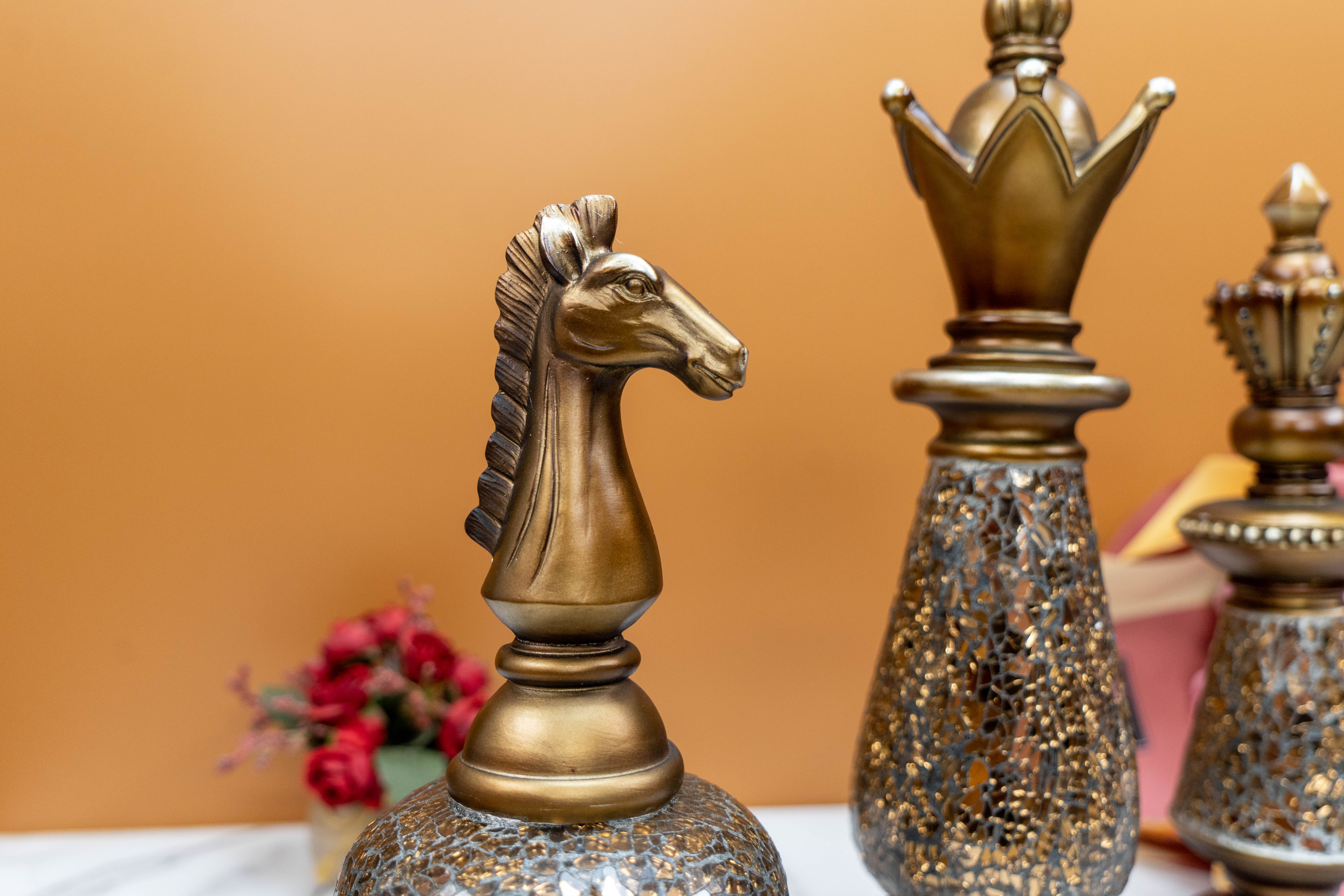 Set tượng decor trang trí cờ vua