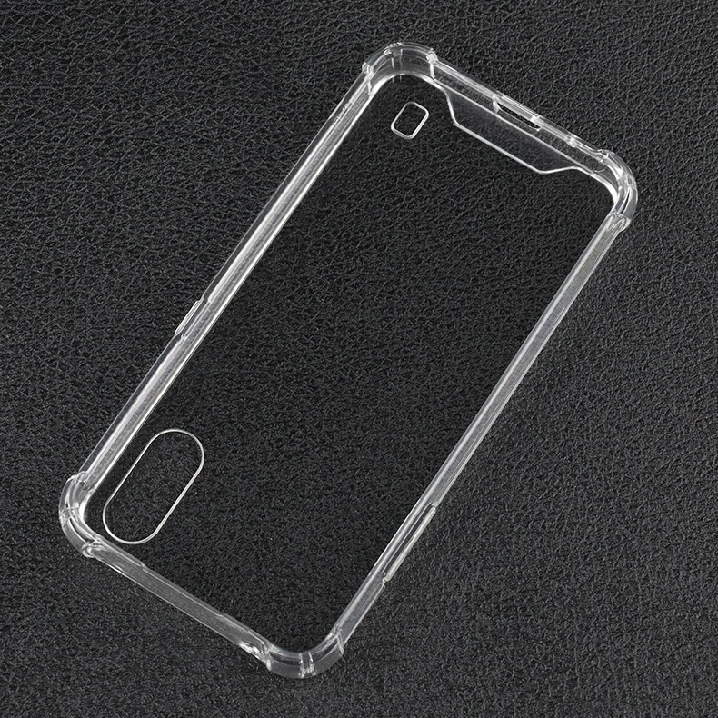 Ốp lưng cho Samsung Galaxy A01 chất liệu silicon dẻo trong chống sốc cao cấp