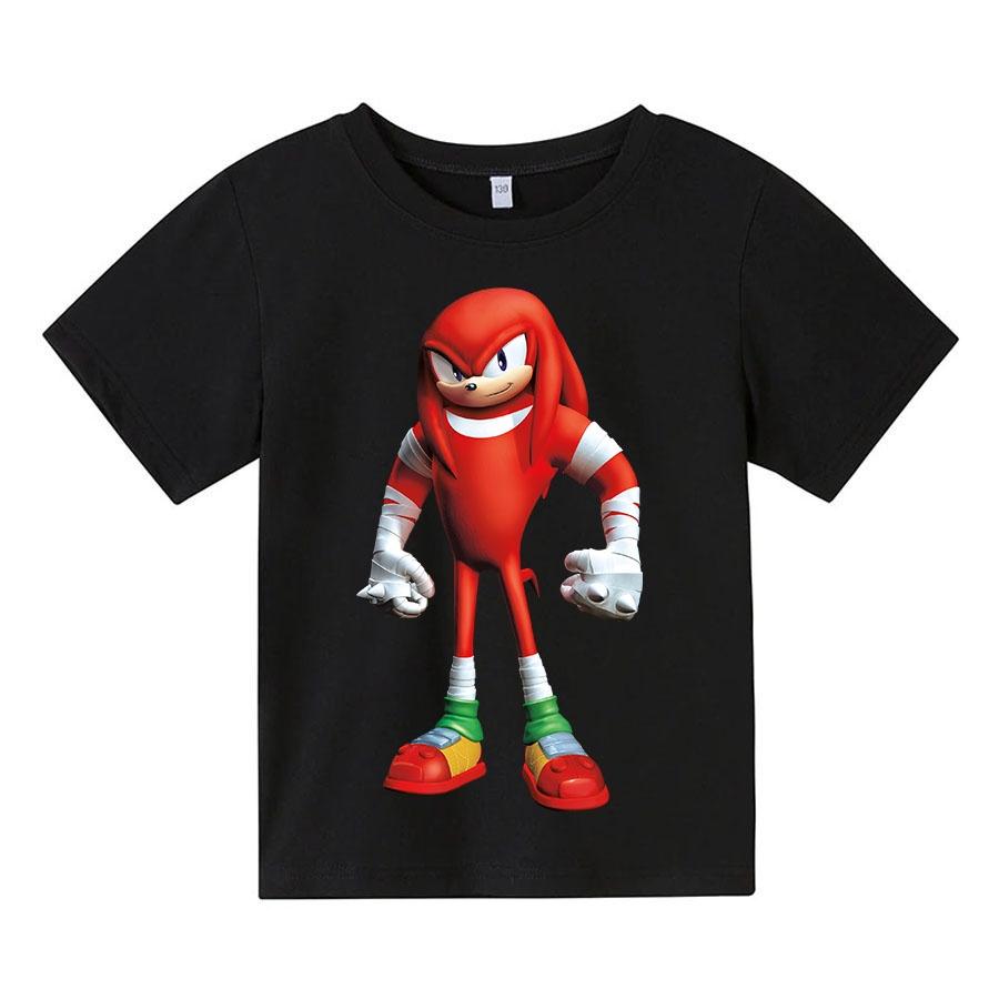 Áo thun trẻ em Sonic đỏ 2 Có size người lớn, King Cotton