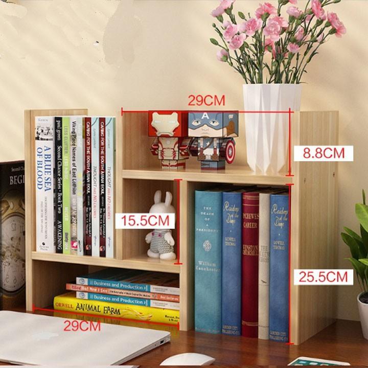 Kệ gỗ để sách 5 ngăn