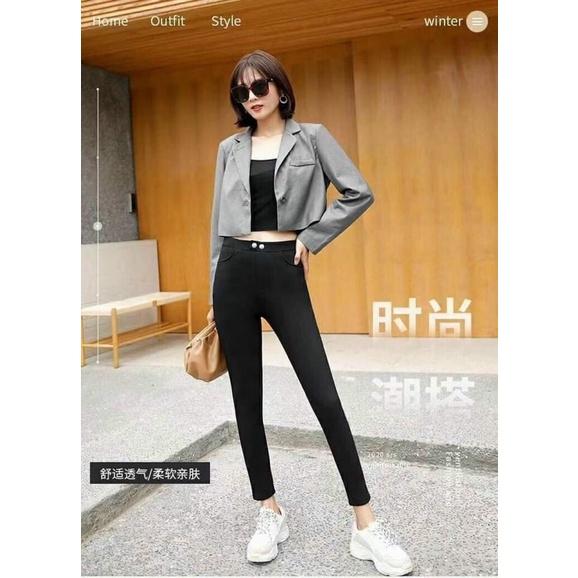 quần legging lót lông vc hộp cam