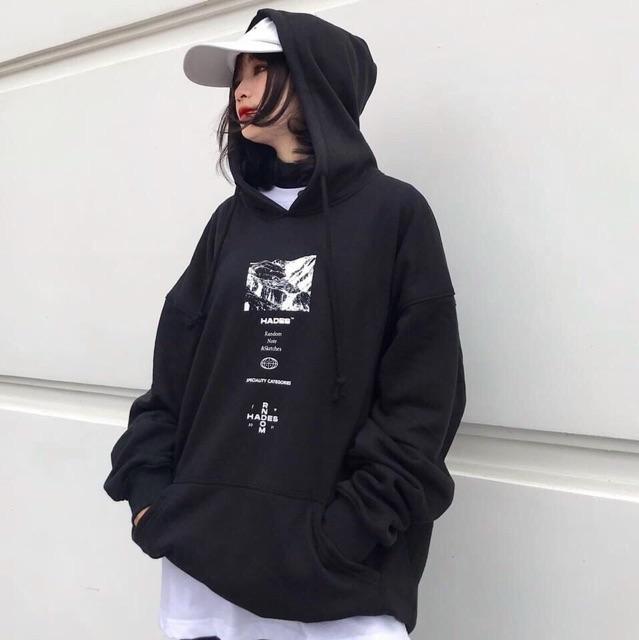 Áo khoác hoodie nam nữ nỉ ngoại HADES10