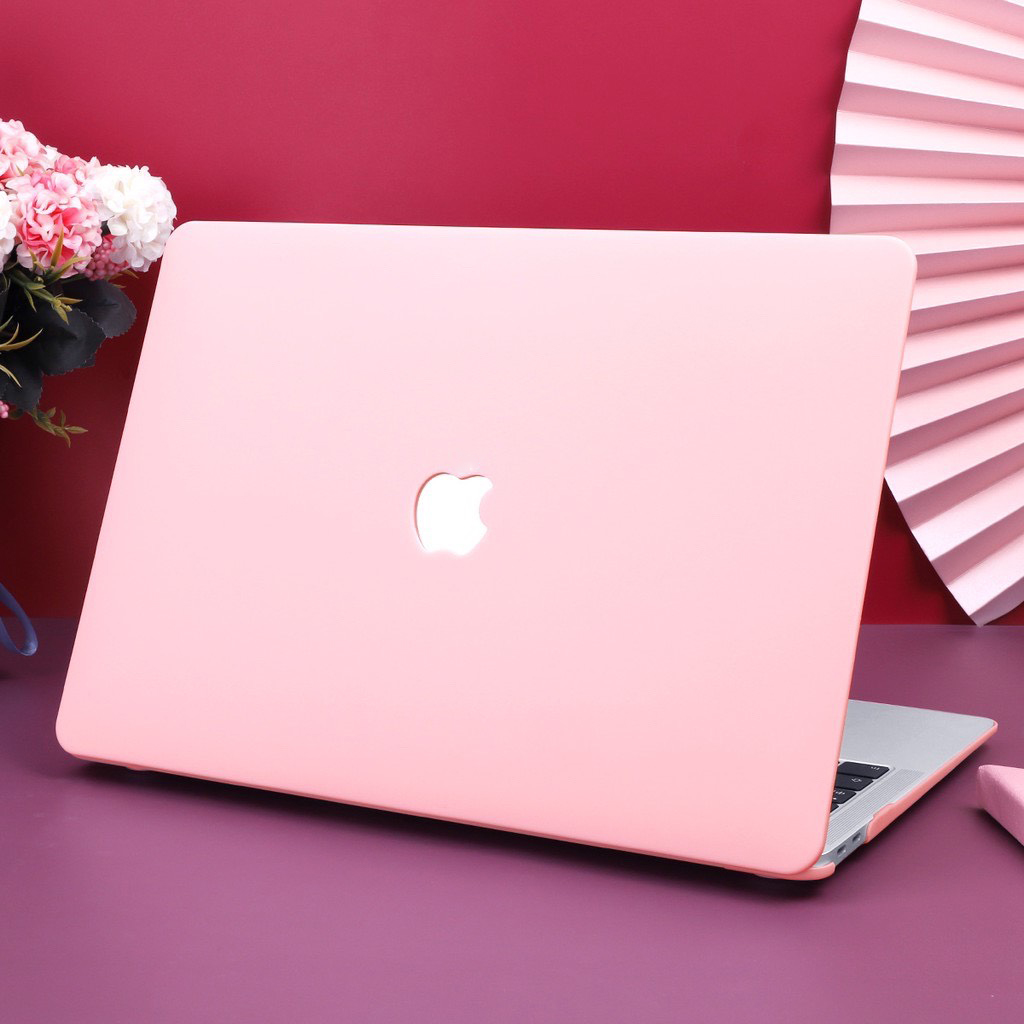 CASE ỐP NHỰA CHO MACBOOK MÀU HỒNG SIÊU XINH - Hàng chính hãng