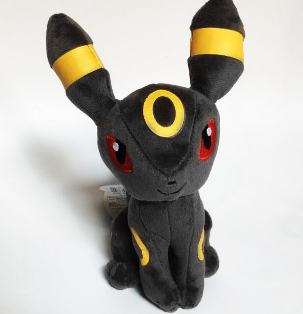 Gấu bông pokemon Eevee (eevui) bóng đêm mèo Umbreon (20cm---&gt;35cm) nguyên tem nguyên tag xịn mịn đẹp hàng cao cấp, an toàn cho trẻ nhỏ