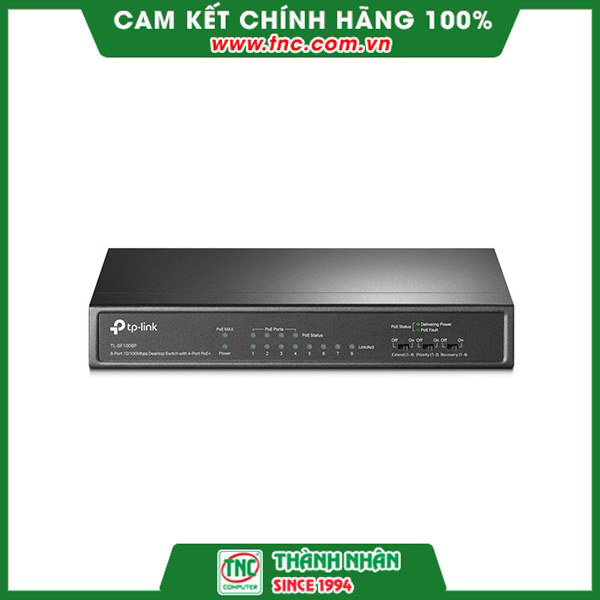 Switch TP-link TL-SF1008P- Hàng chính hãng