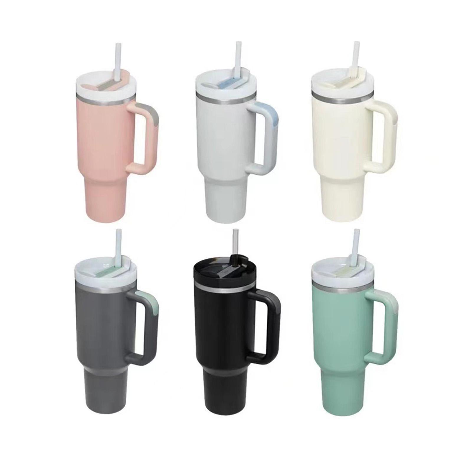 Tumbler with Handle with Lid and Straw Car Tumbler Cup for