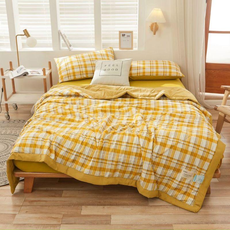 Bộ Cotton kẻ TC Chăn Trần Hè Mới Nhất 2021