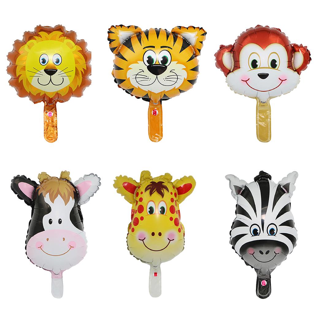 Cute Cartoon Animal Head Balloon Foil balloon for Kid Birthday Party Giraffe