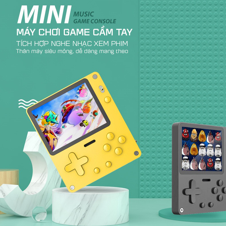 Máy Giả Lập Chơi Game 4 Nút NES Cầm Tay RUIZU S-100 Màn Hình 2.4&quot; 16Gb Có Sẵn Hơn 1000 Game Free - Hàng Chính Hãng