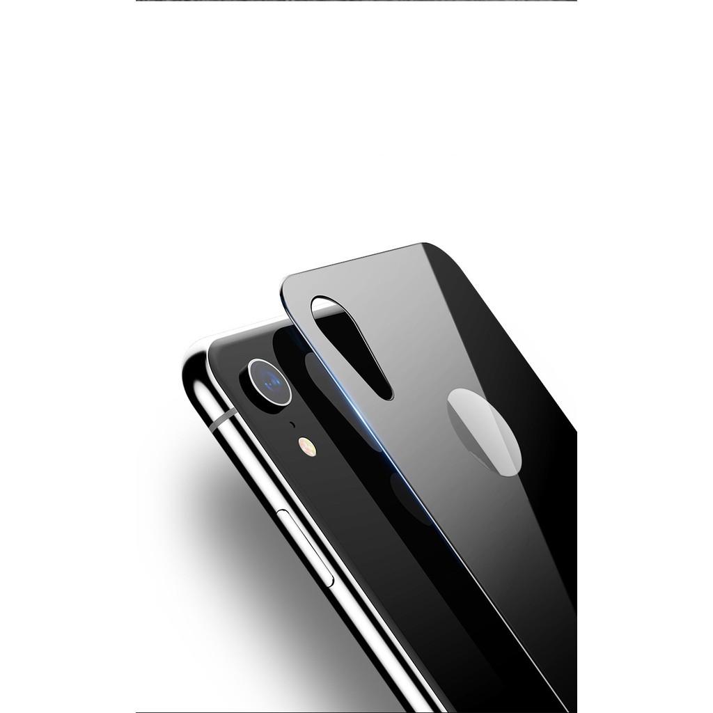 Kính cường lực dành cho Iphone XR & Xs Max màu mặt sau 0.3 mm chính hãng Baseus