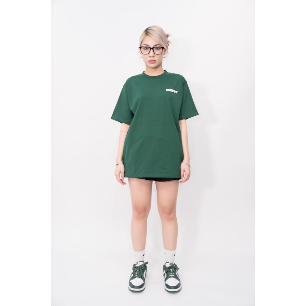 Áo thun Basic Tee unisex nam nữ from rộng, tay lỡ, cổ tròn màu đen, trắng, xanh dương, xanh lá, nâu