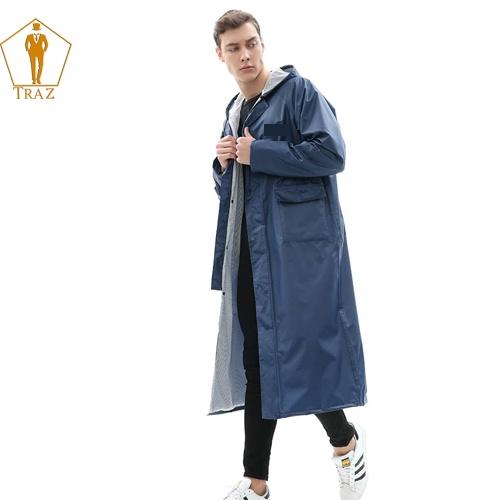 Áo Mưa Dây Kéo Vải Dù Tổ Ong TRAZ Cao Cấp màu đỏ, hồng, xanh lá, xám, xanh đậm, vàng