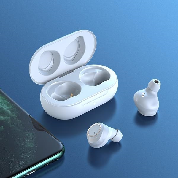 Tai Nghe Không Dây Bluetooth 5.0 True Wireless (TWS) Vivan | Nghe 4-6h Cho Điện Thoại/Nghe Nhạc/Đàm Thoại | Cho iOS/Apple (iPhone/iPad), Android - Liberty-T100 - Hàng Chính Hãng