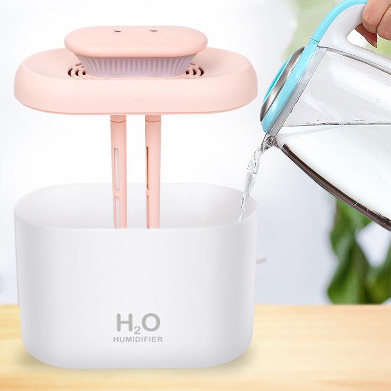 SaengQ Điện Máy Tạo Độ Ẩm Không Khí Khuếch Tán Hương Thơm Khuếch Tán USB Văn Phòng Phun Sương Tạo Phun Sương Tạo Ẩm Hình Ếch Con Máy Khuếch Tán Tinh Dầu Với Đèn LED 3.5L